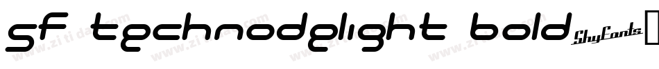 SF Technodelight Bold字体转换